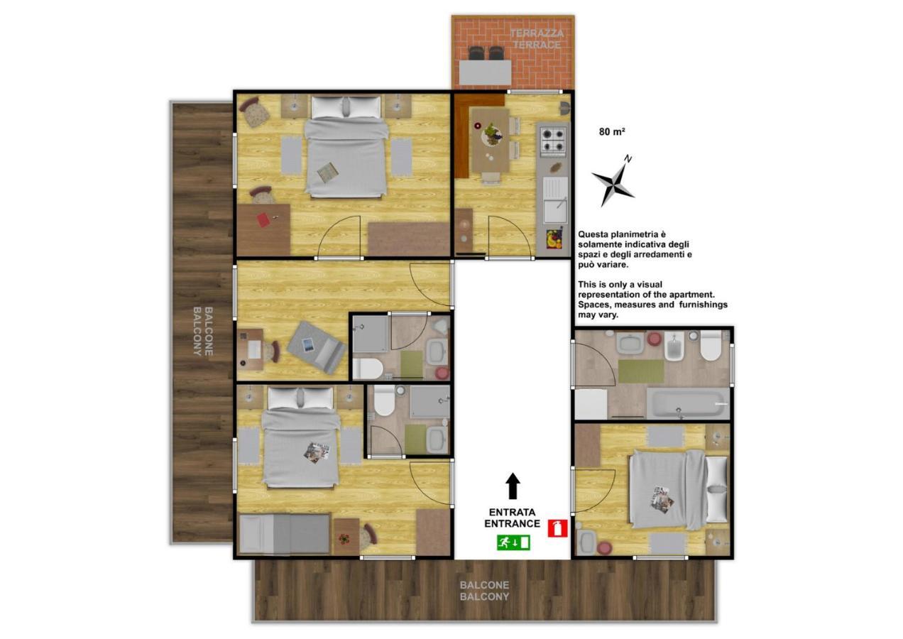 Ciasa Preroman App. Vista Castello Apartment San Martino in Badia Ngoại thất bức ảnh